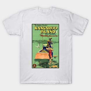 Vintage Travel Poster Australia Kangaroo Island T-Shirt